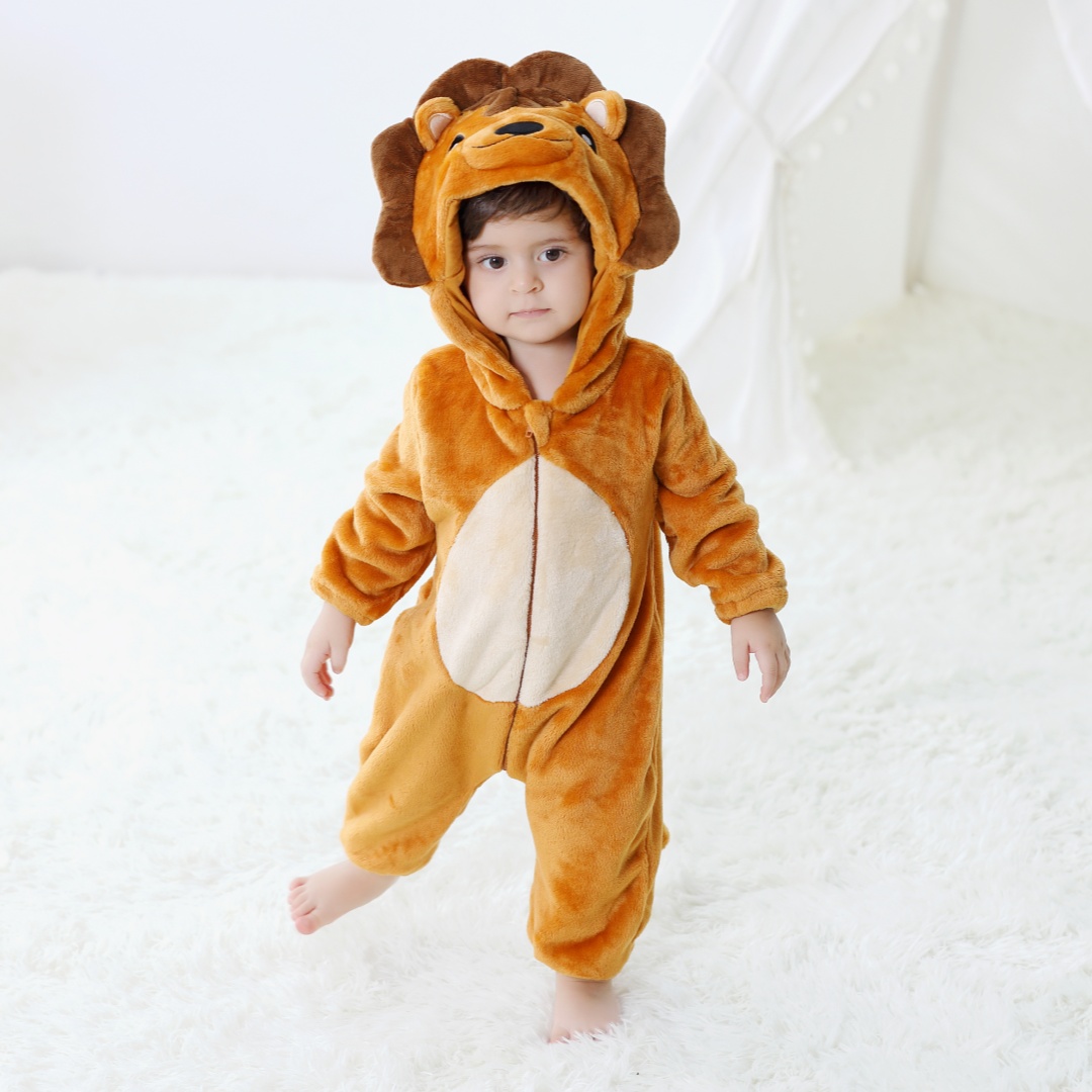 Baby Kigurumi Cute Lion Cartoo - đánh giá và giá Spiderman Jumpsuit Kids