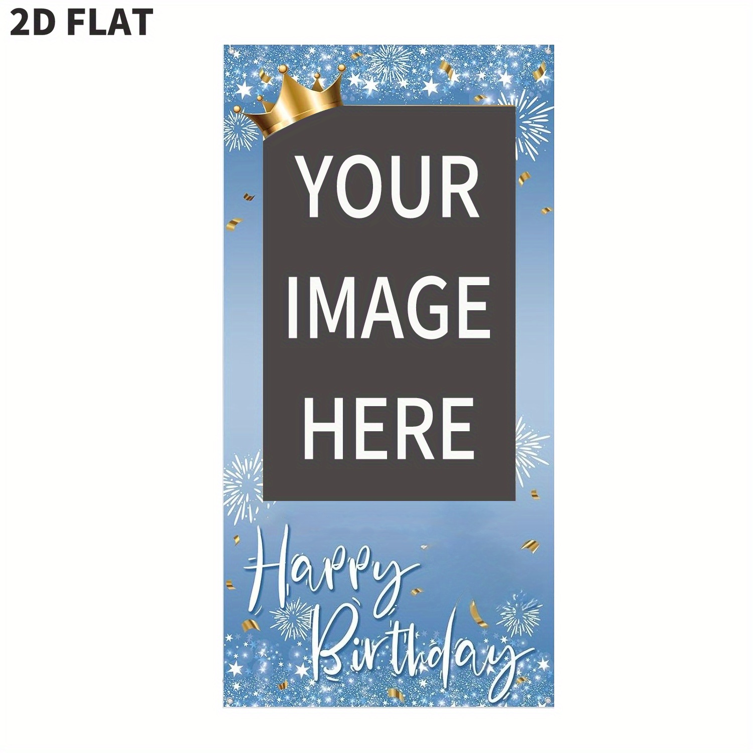 Custom Blue Color Happy Birthd - đánh giá và giá Party Supplies