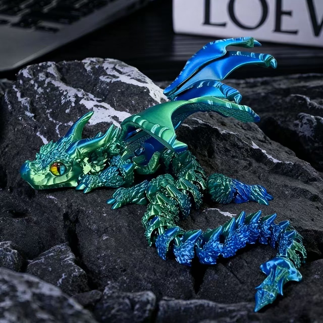 3D Printed Wyvern Dragon with  - đánh giá và giá Novelty Gifts