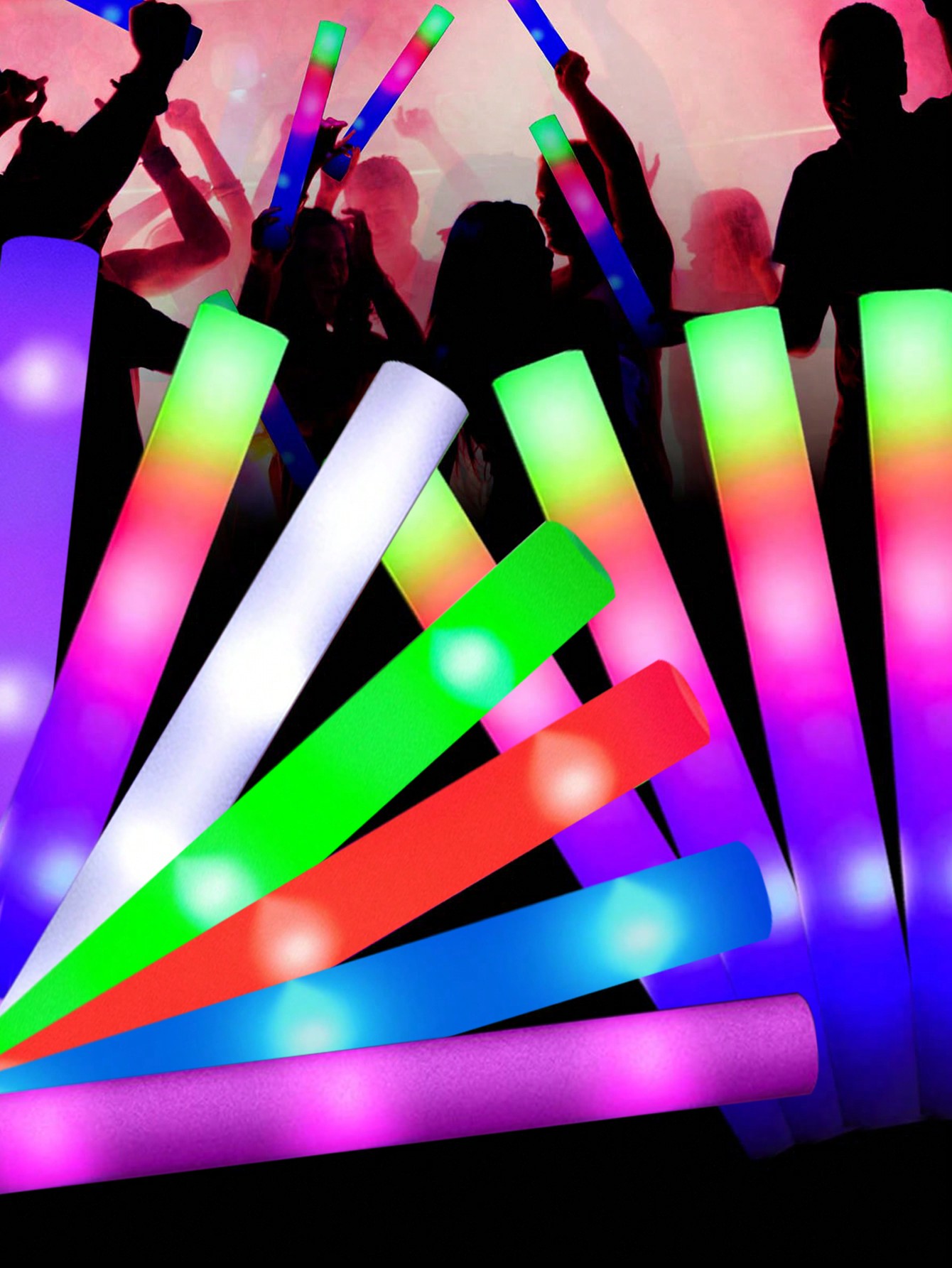 20/30pcs LED Foam Glow Sticks  - đánh giá và giá Flashing Led Foam Sticks Party