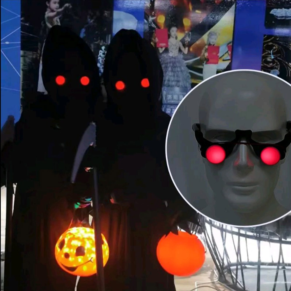 Halloween Horror Red Eye Glass - đánh giá và giá Glow In The Dark Party Glasses