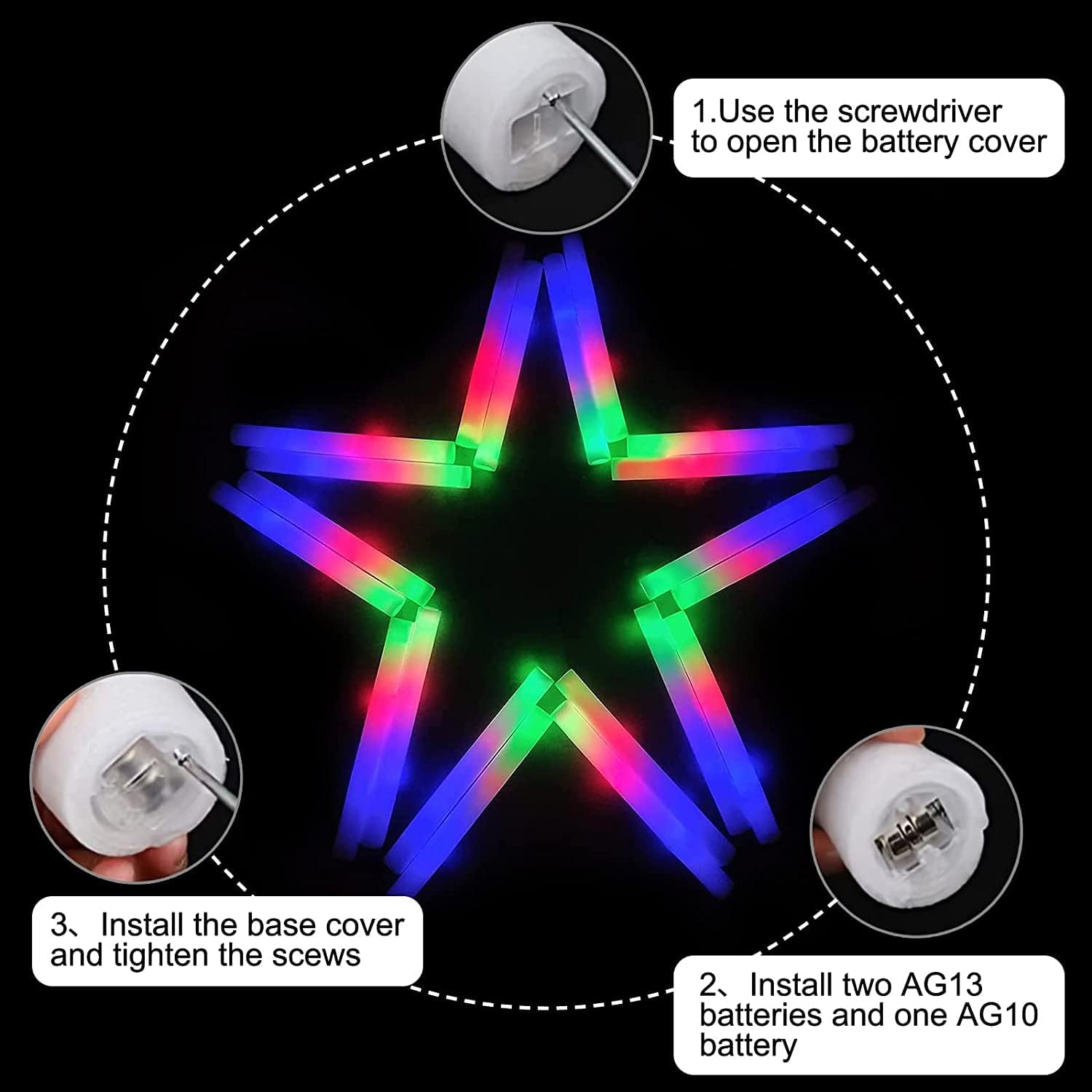 102Pcs LED Foam Sticks Cheer T - đánh giá và giá Flashing Led Foam Sticks Party