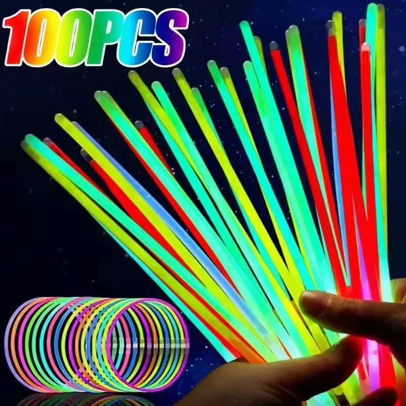 50/100Pcs Fluorescence Sticks  - đánh giá và giá Glow In The Dark Party Glasses
