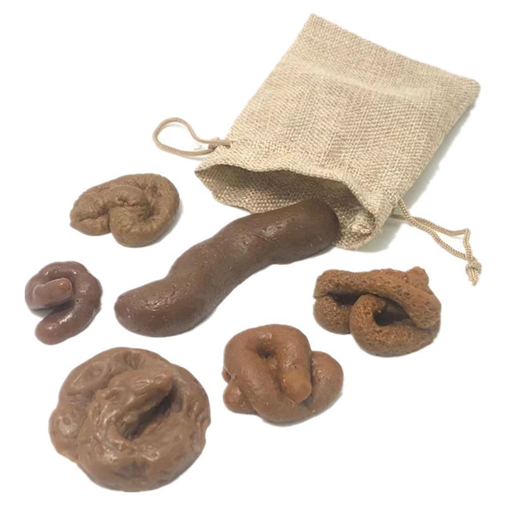 6Pcs Turd Tricky  Antistress F - đánh giá và giá Fake Poop Gag Gift